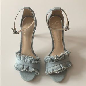 Brand New Denim Heels